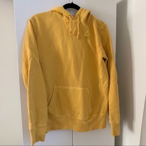 Yellow nike hoodie sweatshirt